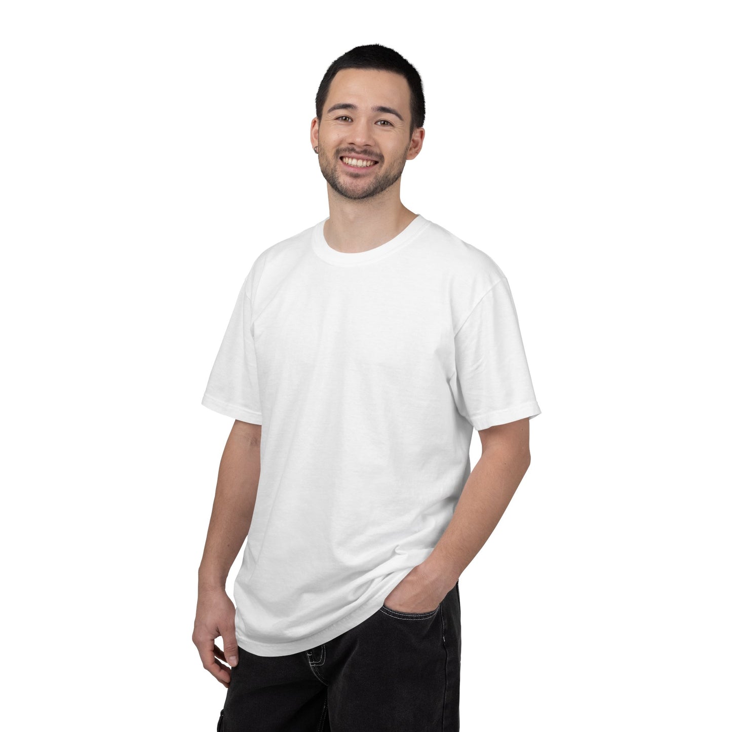 Classic White T-Shirt — Garment-Dyed Crewneck